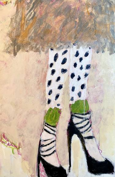Print of Abstract Expressionism Fashion Paintings by Sandy Welch