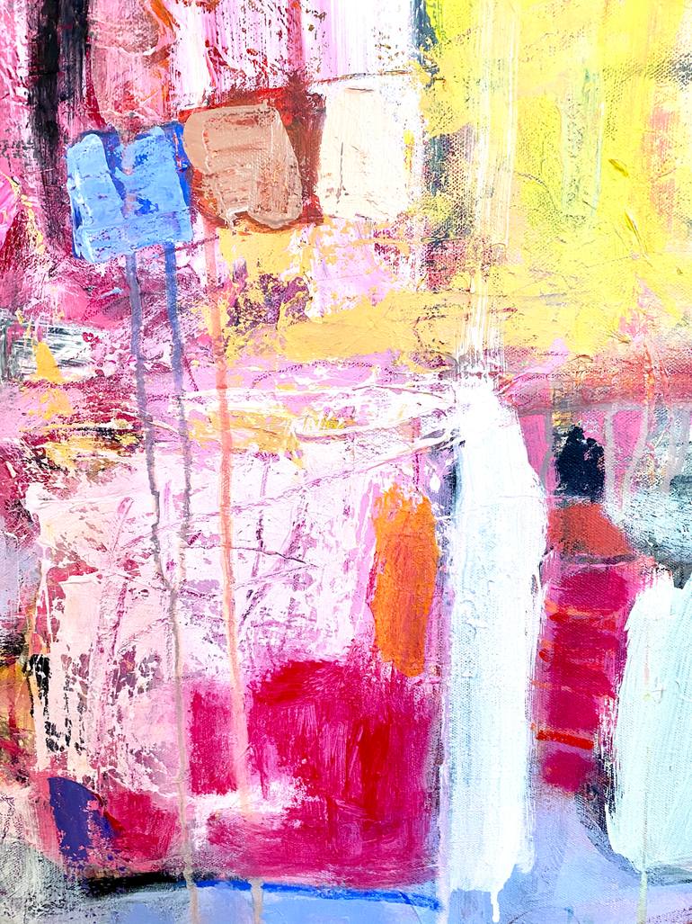 Original Abstract Expressionism Abstract Painting by Sandy Welch