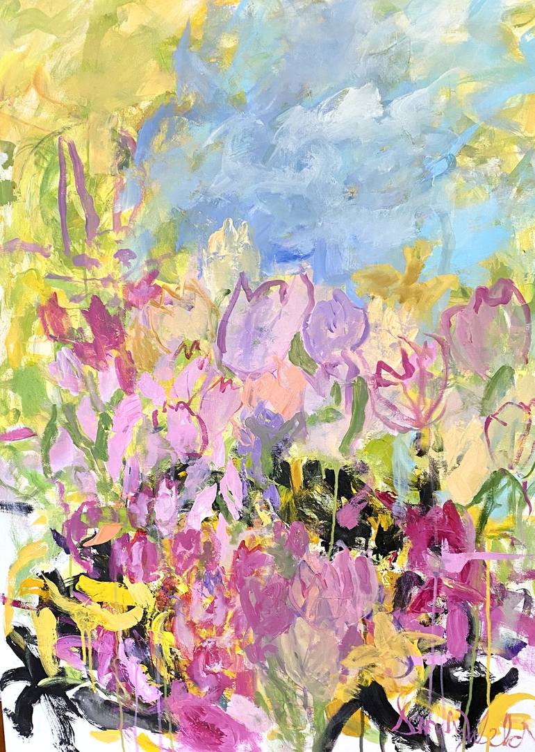 Print of Abstract Expressionism Abstract Paintings by Sandy Welch