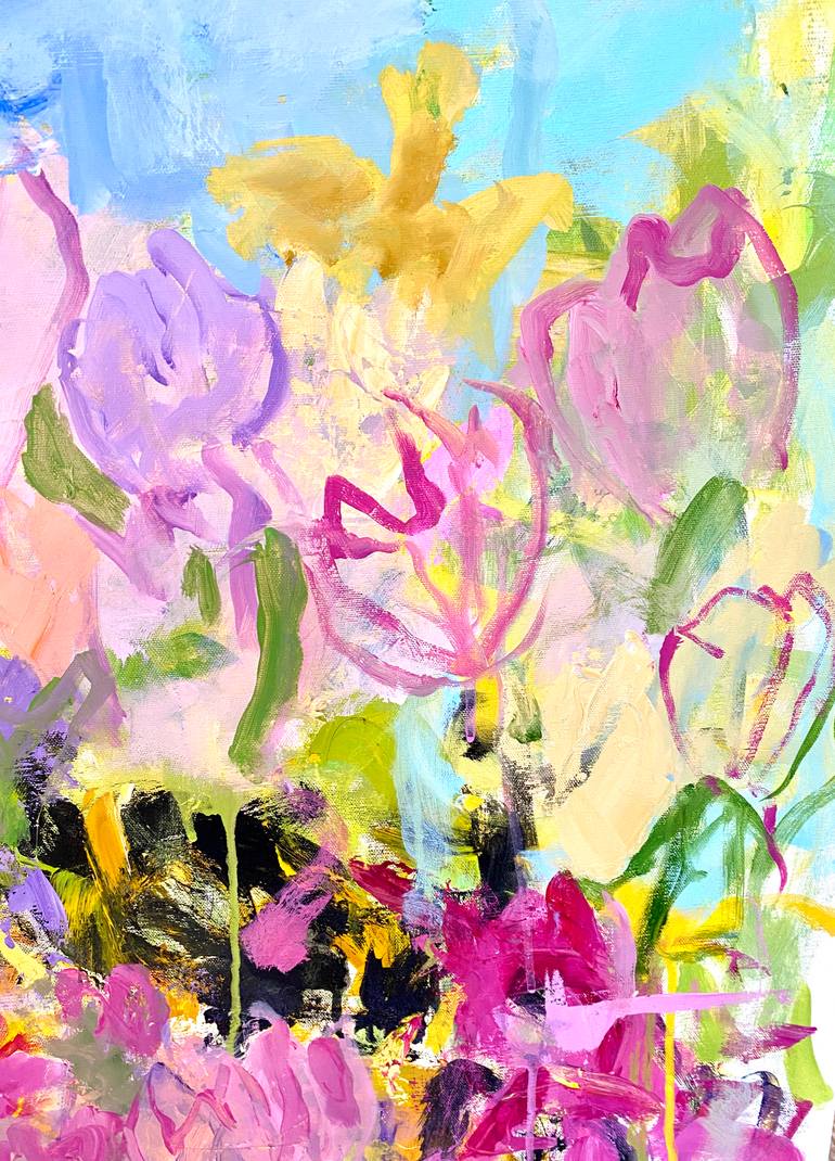 Original Abstract Expressionism Abstract Painting by Sandy Welch