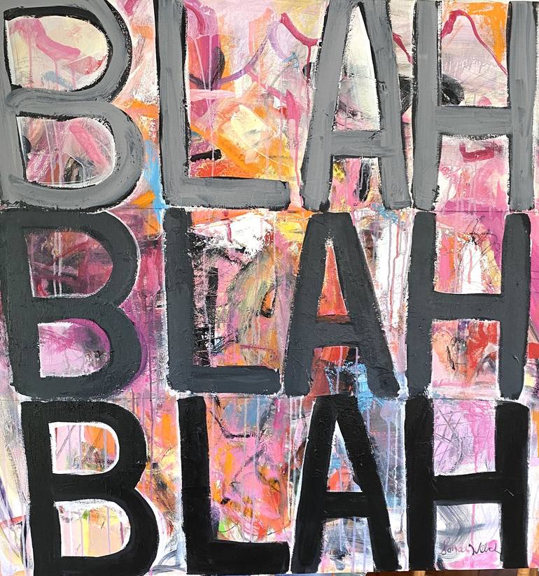 Print of Abstract Expressionism Calligraphy Paintings by Sandy Welch