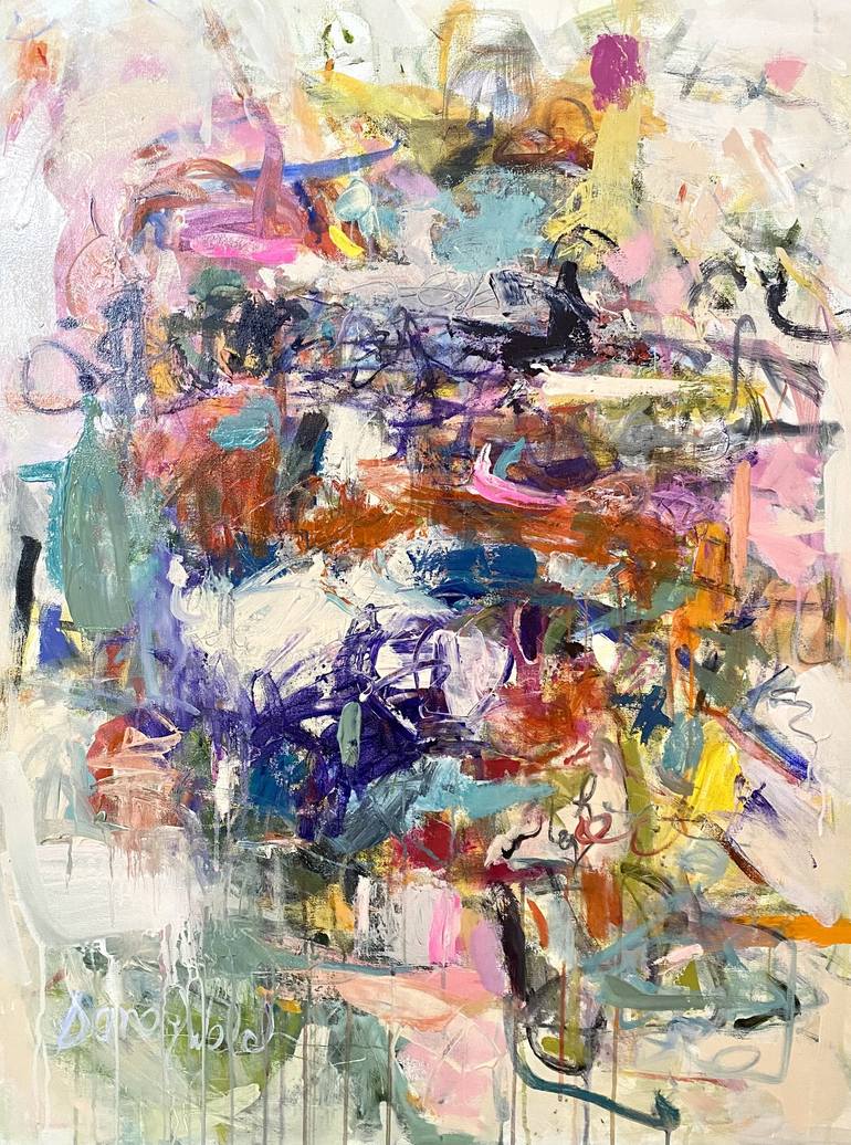 Print of Abstract Expressionism Abstract Paintings by Sandy Welch