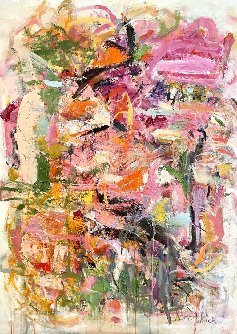 Original Abstract Expressionism Abstract Paintings by Sandy Welch