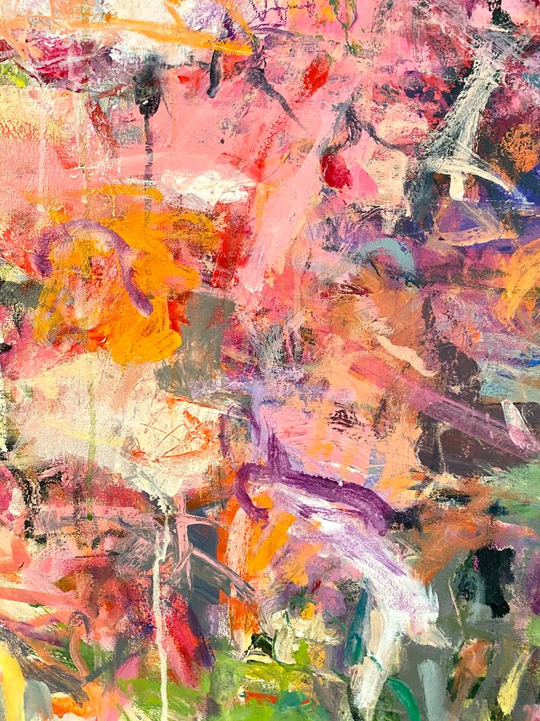 Original Abstract Expressionism Abstract Painting by Sandy Welch