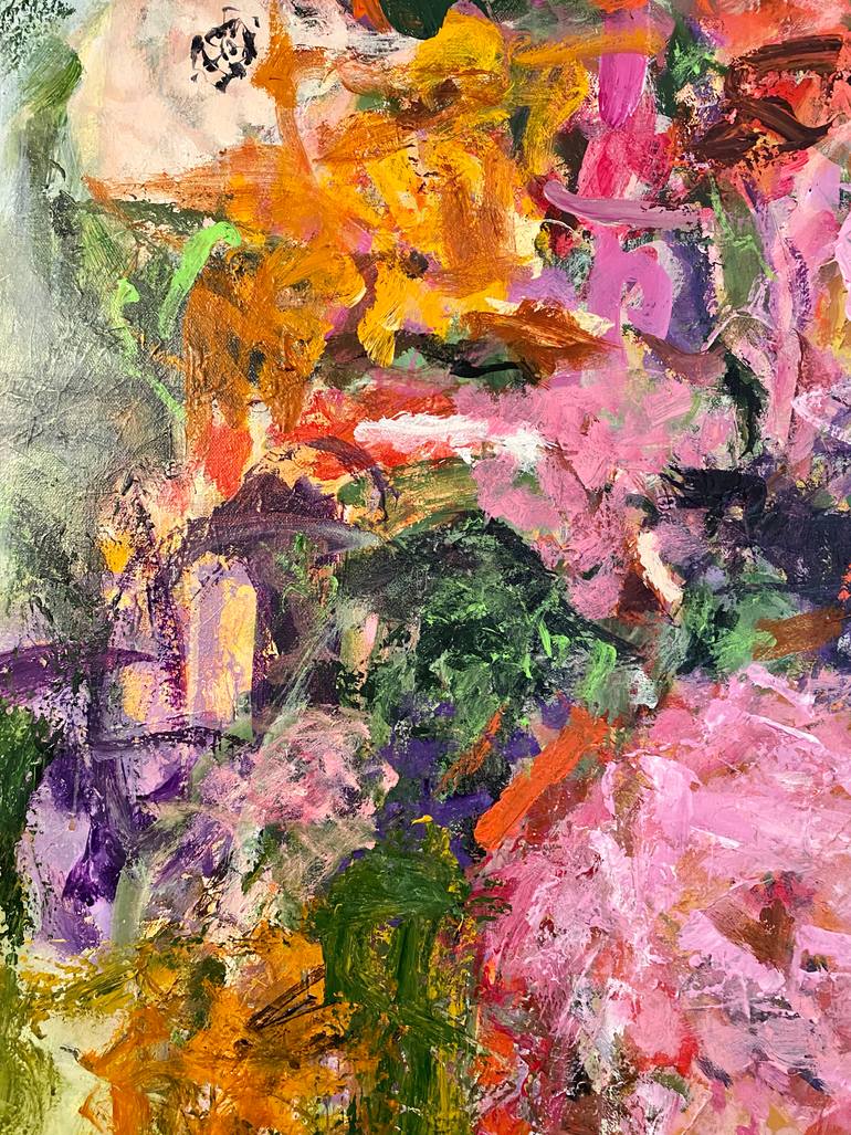 Original Abstract Expressionism Abstract Painting by Sandy Welch