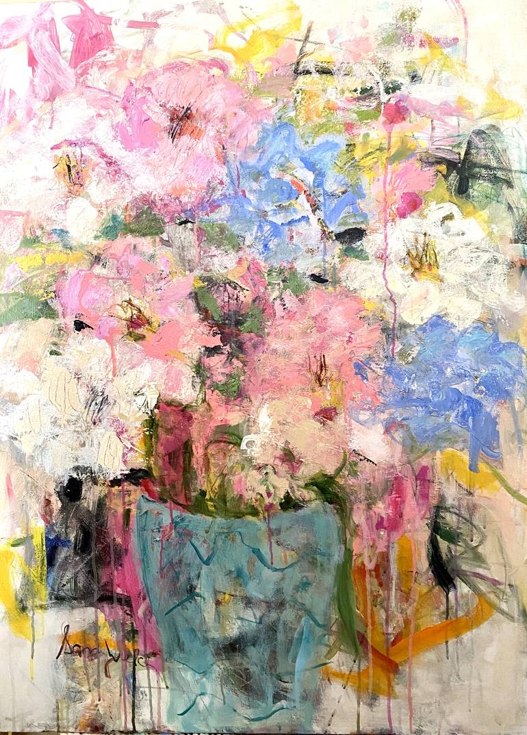 Print of Abstract Expressionism Abstract Paintings by Sandy Welch