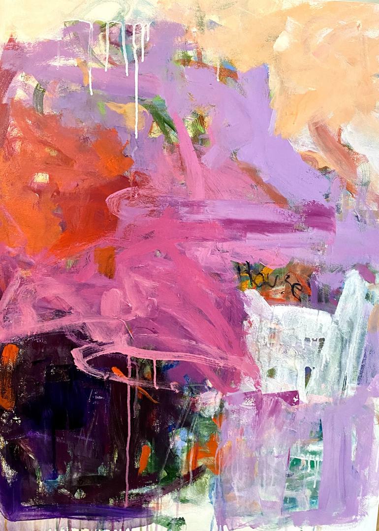 Print of Abstract Expressionism Abstract Paintings by Sandy Welch