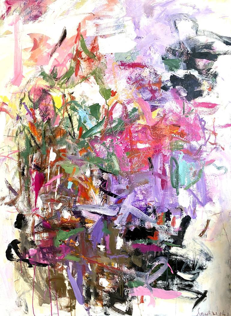 Print of Abstract Expressionism Abstract Paintings by Sandy Welch