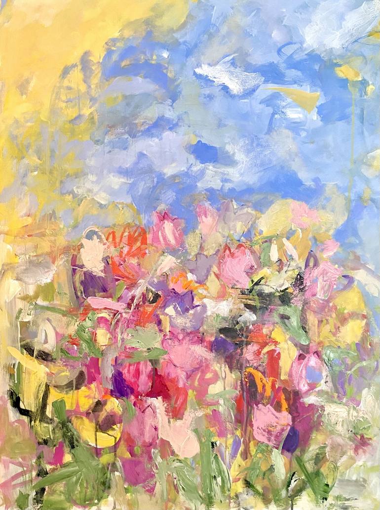 Print of Abstract Expressionism Abstract Paintings by Sandy Welch