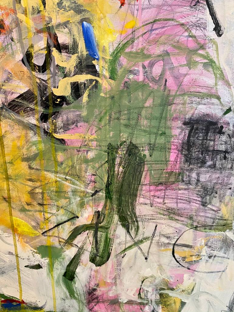 Original Abstract Expressionism Abstract Painting by Sandy Welch