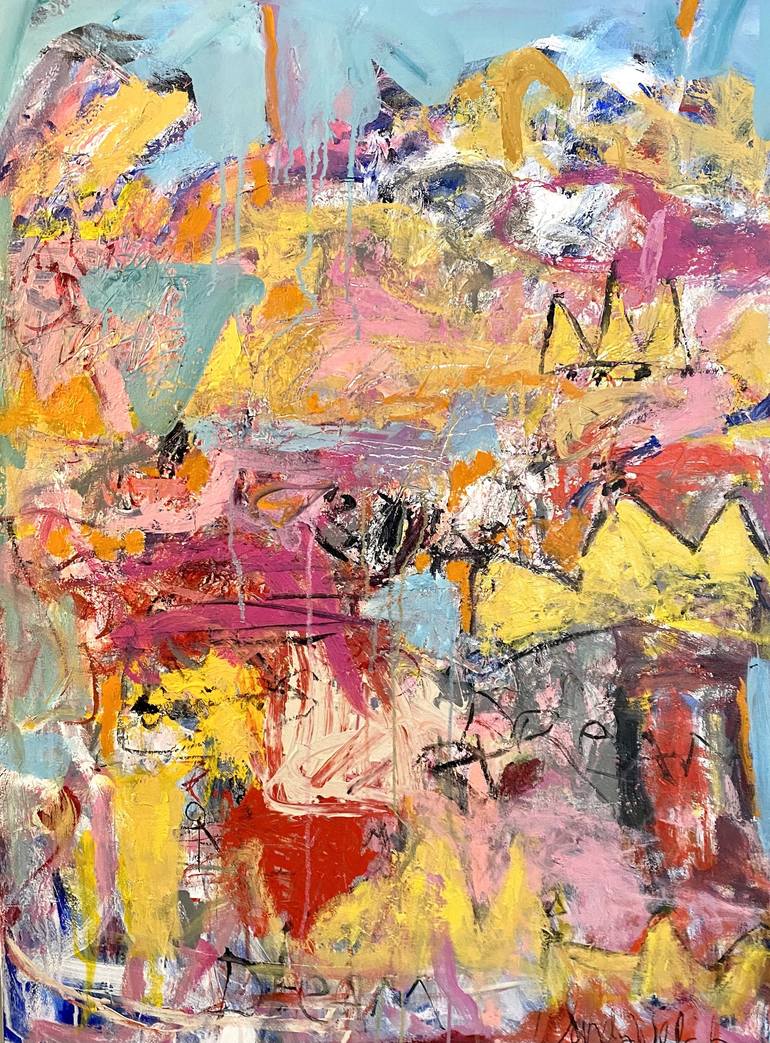 Print of Abstract Expressionism Abstract Paintings by Sandy Welch