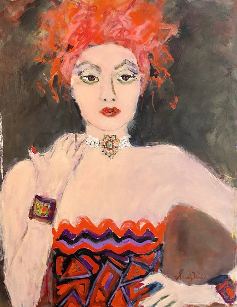 Print of Figurative Fashion Paintings by Sandy Welch