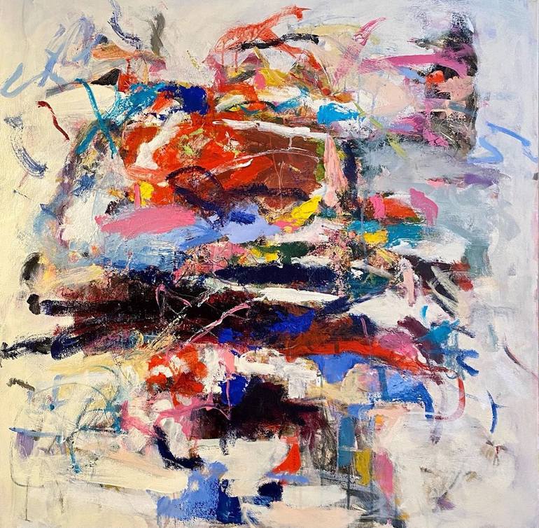 Print of Abstract Expressionism Abstract Paintings by Sandy Welch