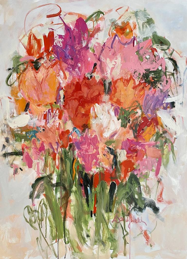 Print of Abstract Expressionism Abstract Paintings by Sandy Welch