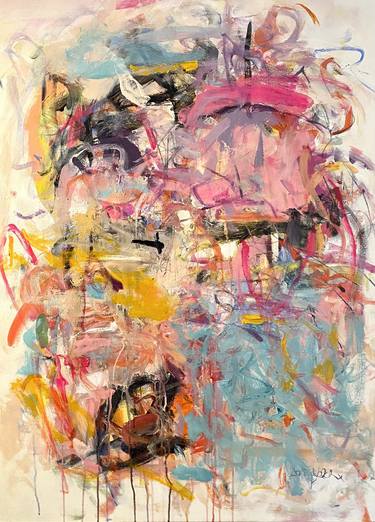 Original Abstract Expressionism Abstract Paintings by Sandy Welch