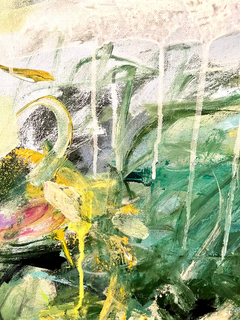Original Abstract Expressionism Abstract Painting by Sandy Welch