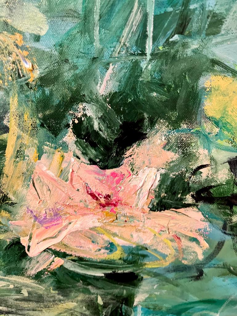 Original Abstract Expressionism Abstract Painting by Sandy Welch