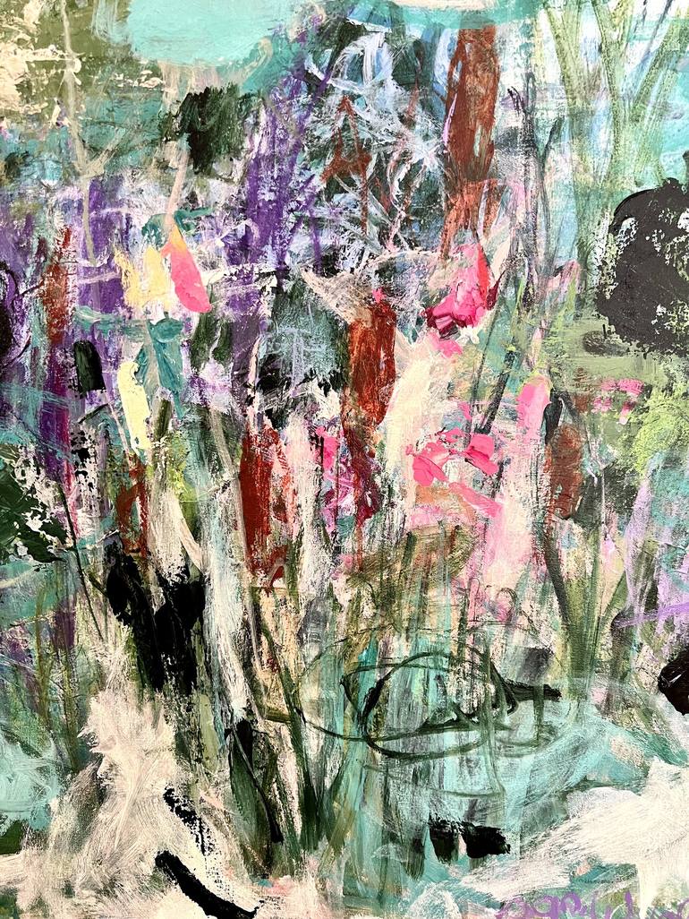 Original Abstract Expressionism Abstract Painting by Sandy Welch