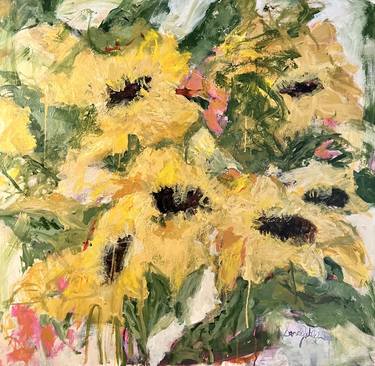 Print of Abstract Expressionism Botanic Paintings by Sandy Welch