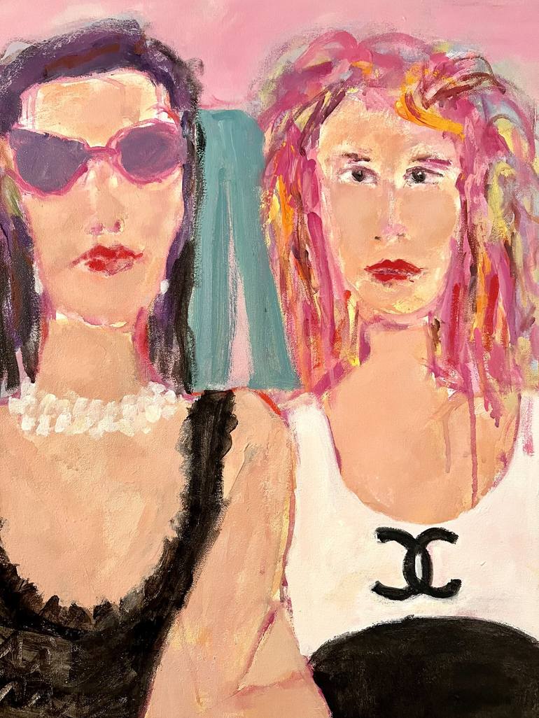Original Contemporary Fashion Painting by Sandy Welch