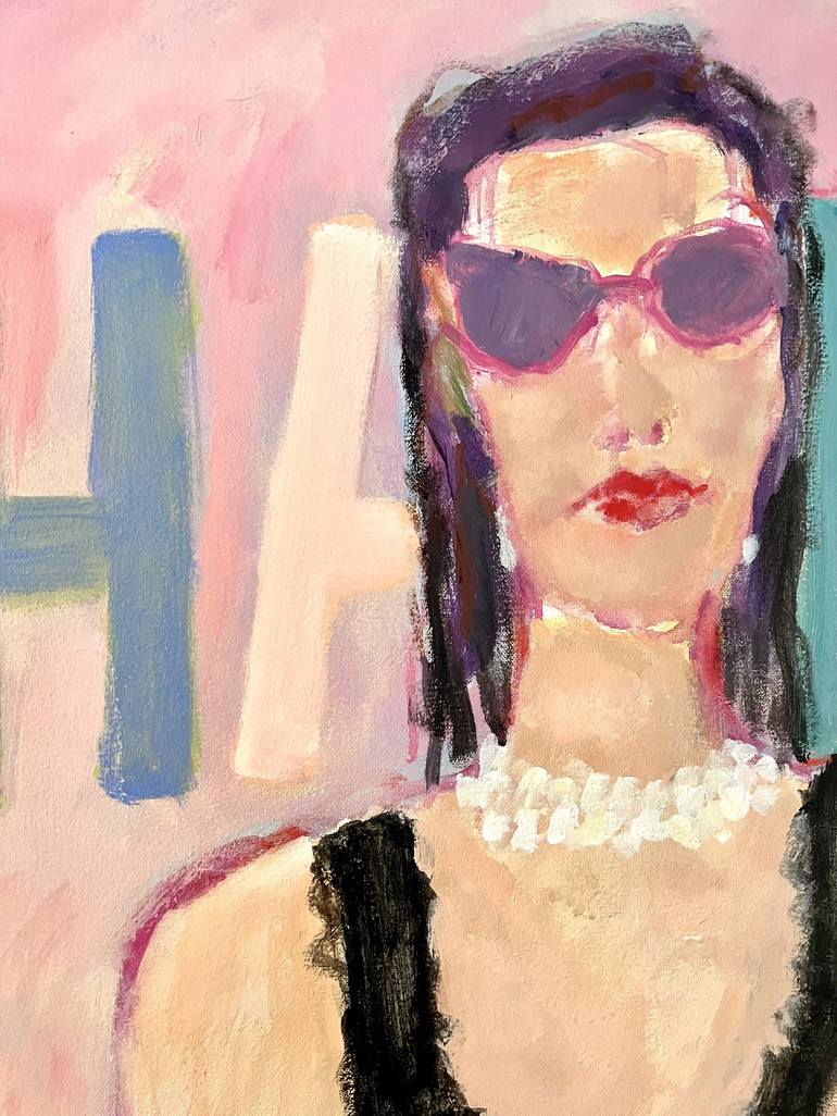 Original Contemporary Fashion Painting by Sandy Welch