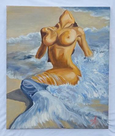 Original Pop Art Nude Paintings by Anna Afanasieva