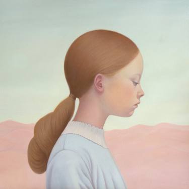 Original Surrealism People Paintings by Wenyi Zhu