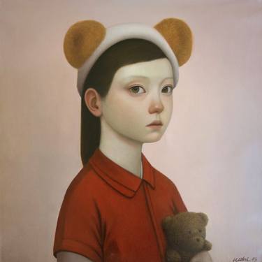 Original Surrealism People Paintings by Wenyi Zhu