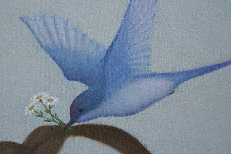 Original Symbolism People Painting by Wenyi Zhu