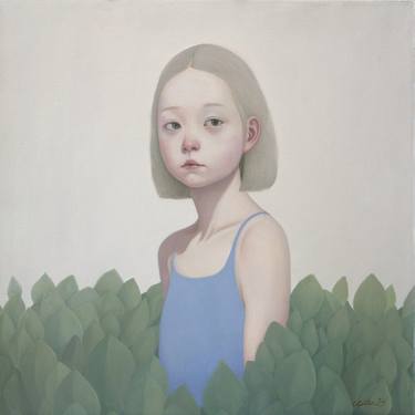 Original Surrealism People Paintings by Wenyi Zhu