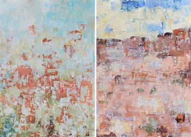 Original Abstract Expressionism Landscape Paintings by Cecilia Boyd