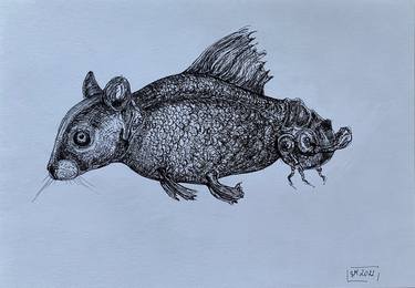 Print of Animal Drawings by Leni Smoragdova