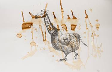 Original Animal Drawings by Leni Smoragdova