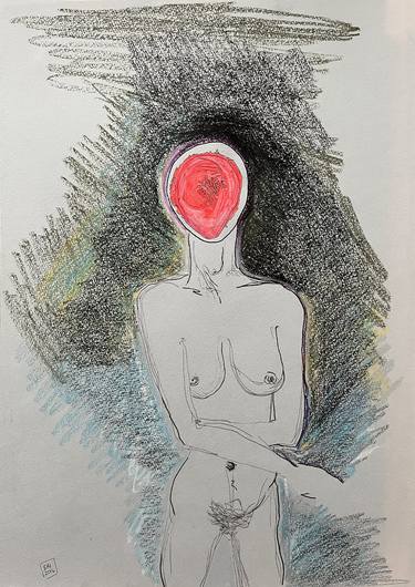 Original Women Drawings by Leni Smoragdova