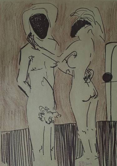 Original Love Drawings by Leni Smoragdova