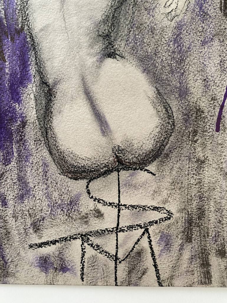 Original Erotic Drawing by Leni Smoragdova