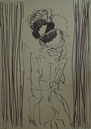 Original Conceptual Erotic Drawings by Leni Smoragdova