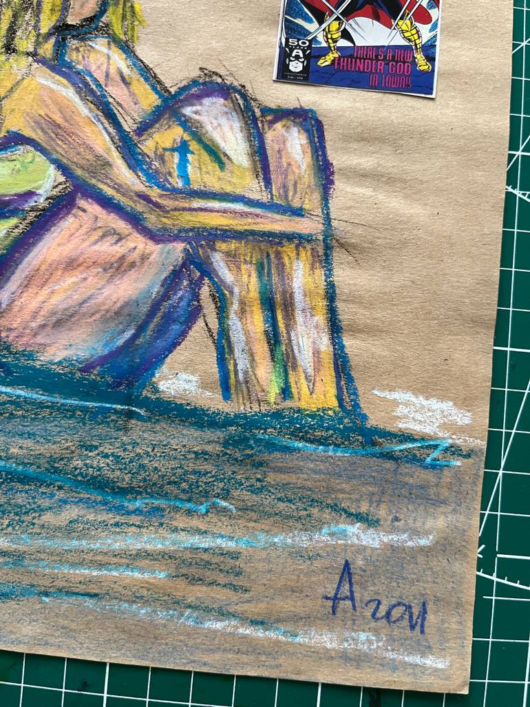 Original Conceptual Women Collage by Leni Smoragdova