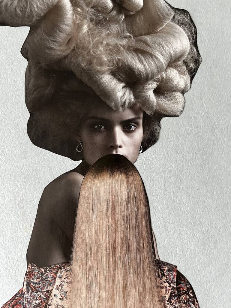 Original Conceptual Fashion Collage by Leni Smoragdova