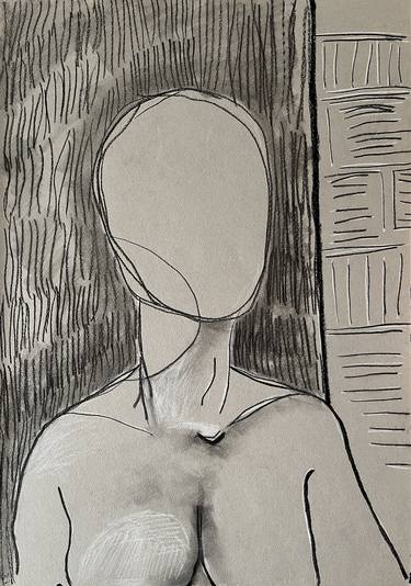 Original Surrealism Nude Drawings by Leni Smoragdova