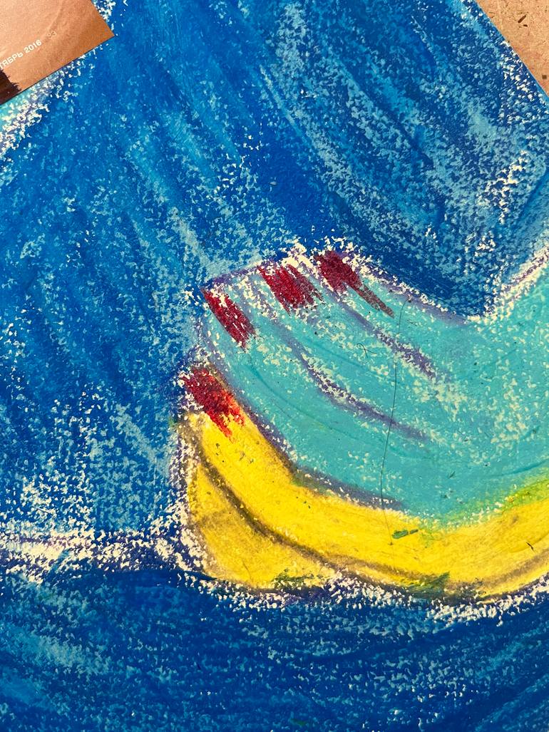 Original Surrealism Women Collage by Leni Smoragdova