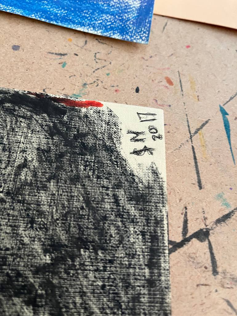 Original Abstract Erotic Collage by Leni Smoragdova