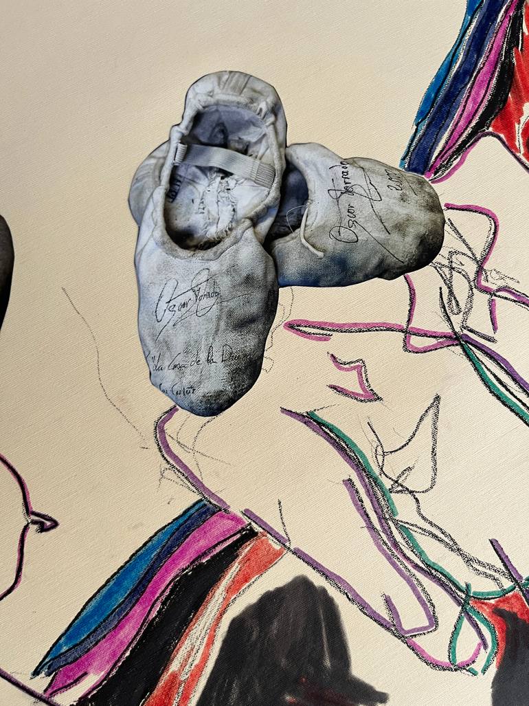 Original Abstract Erotic Collage by Leni Smoragdova