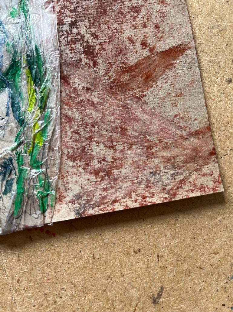 Original Abstract Nude Collage by Leni Smoragdova
