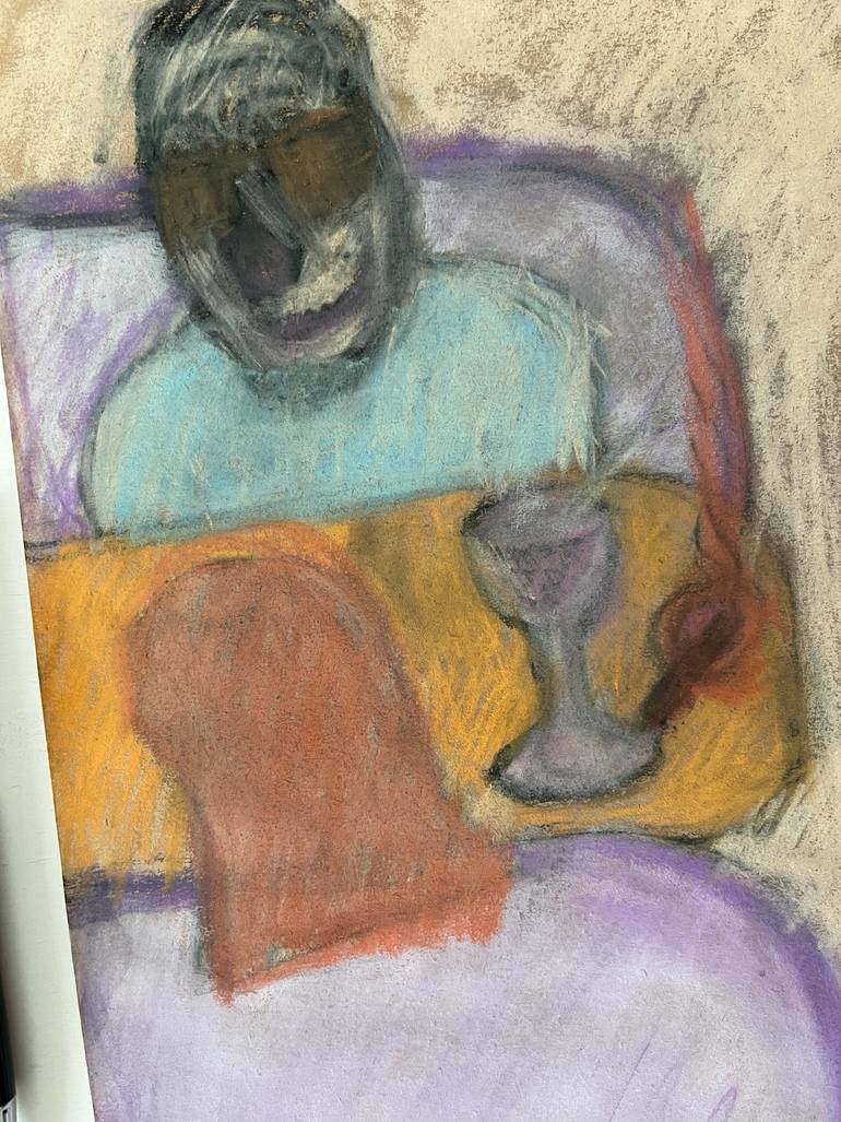 Original Figurative Still Life Drawing by Leni Smoragdova