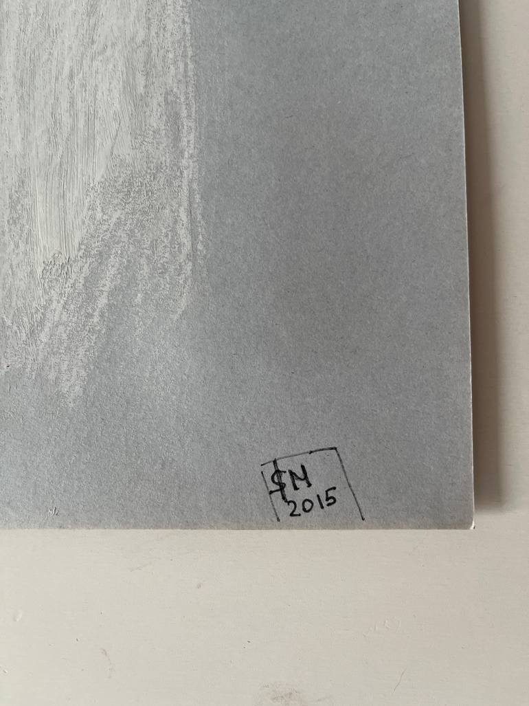 Original Abstract Expressionism Erotic Drawing by Leni Smoragdova