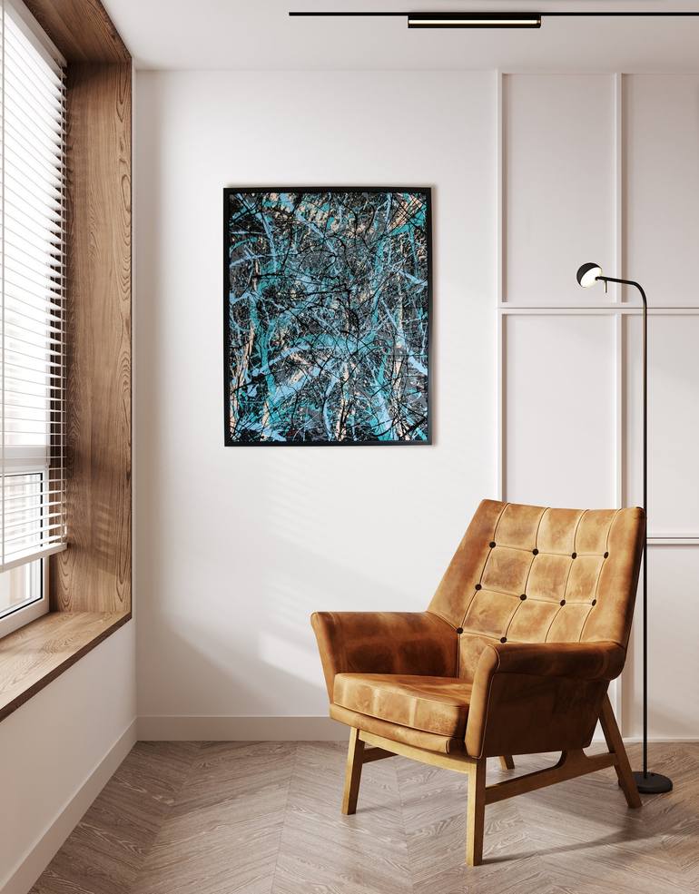 Original Abstract Painting by Pinuccio Di Caprio