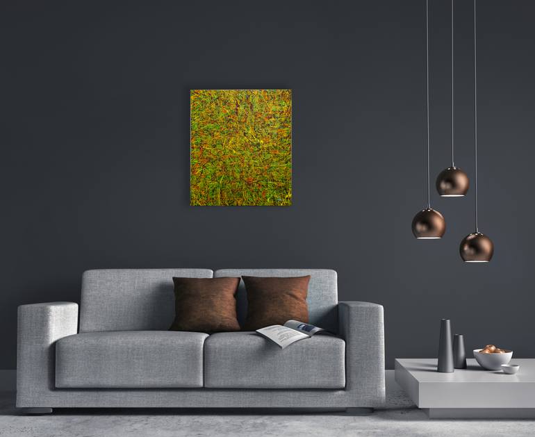 Original Abstract Expressionism Abstract Painting by Pinuccio Di Caprio