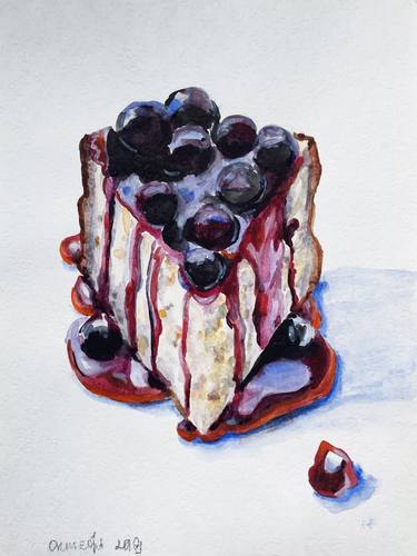 Original Impressionism Food & Drink Paintings by Olena Batchenko