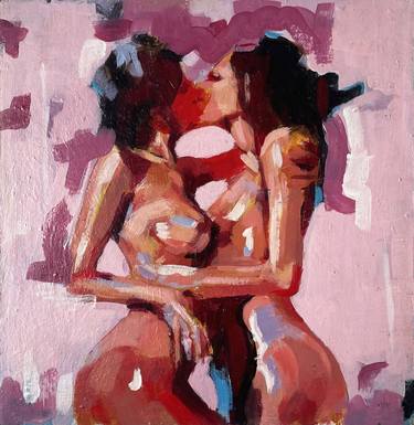 Original Realism Nude Paintings by Olena Batchenko